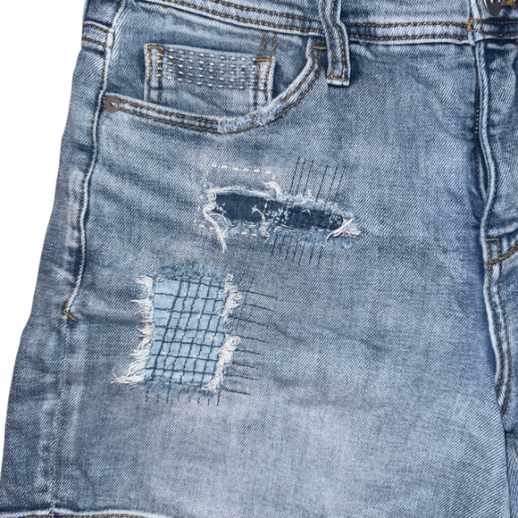 Anthropologie Pilcro Denim Shorts Size 29 stretch distressed trendy - Picture 7 of 8